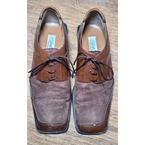 Fratelli Footwear Leather and Suede Lace Up Oxford Men's Shoes SZ 10 M